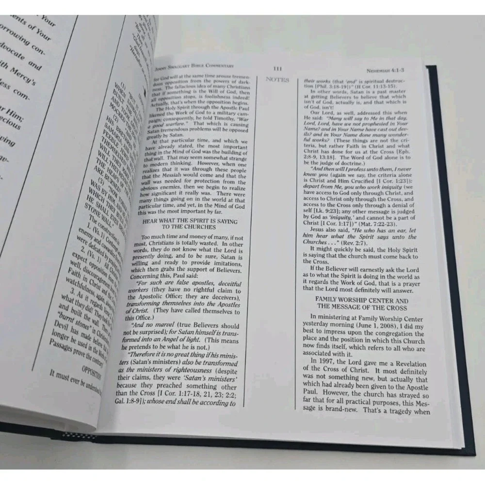 Jimmy Swaggart Bible Commentary Ezra Nehemiah Esther Hardcover Christian Study